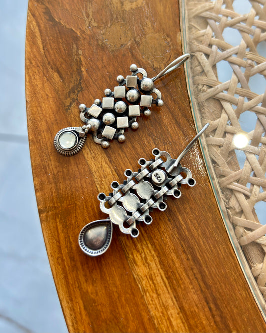 Dhriti Silver Earrings