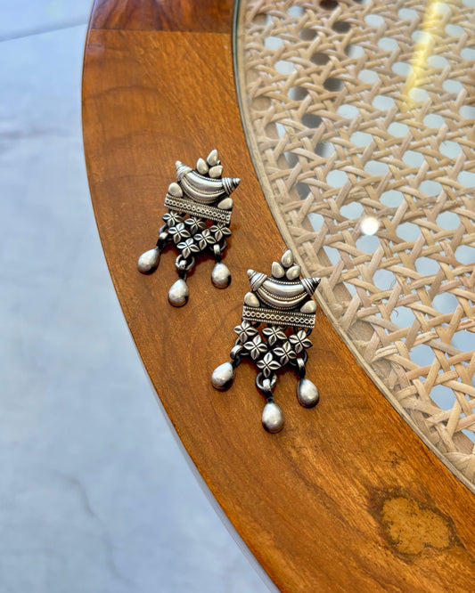Tavisha Jali Silver Earrings
