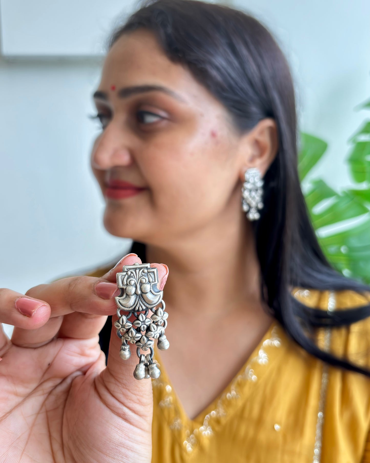 Anugraha Silver Earrings