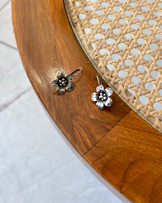 Mehr Drop Silver Earrings