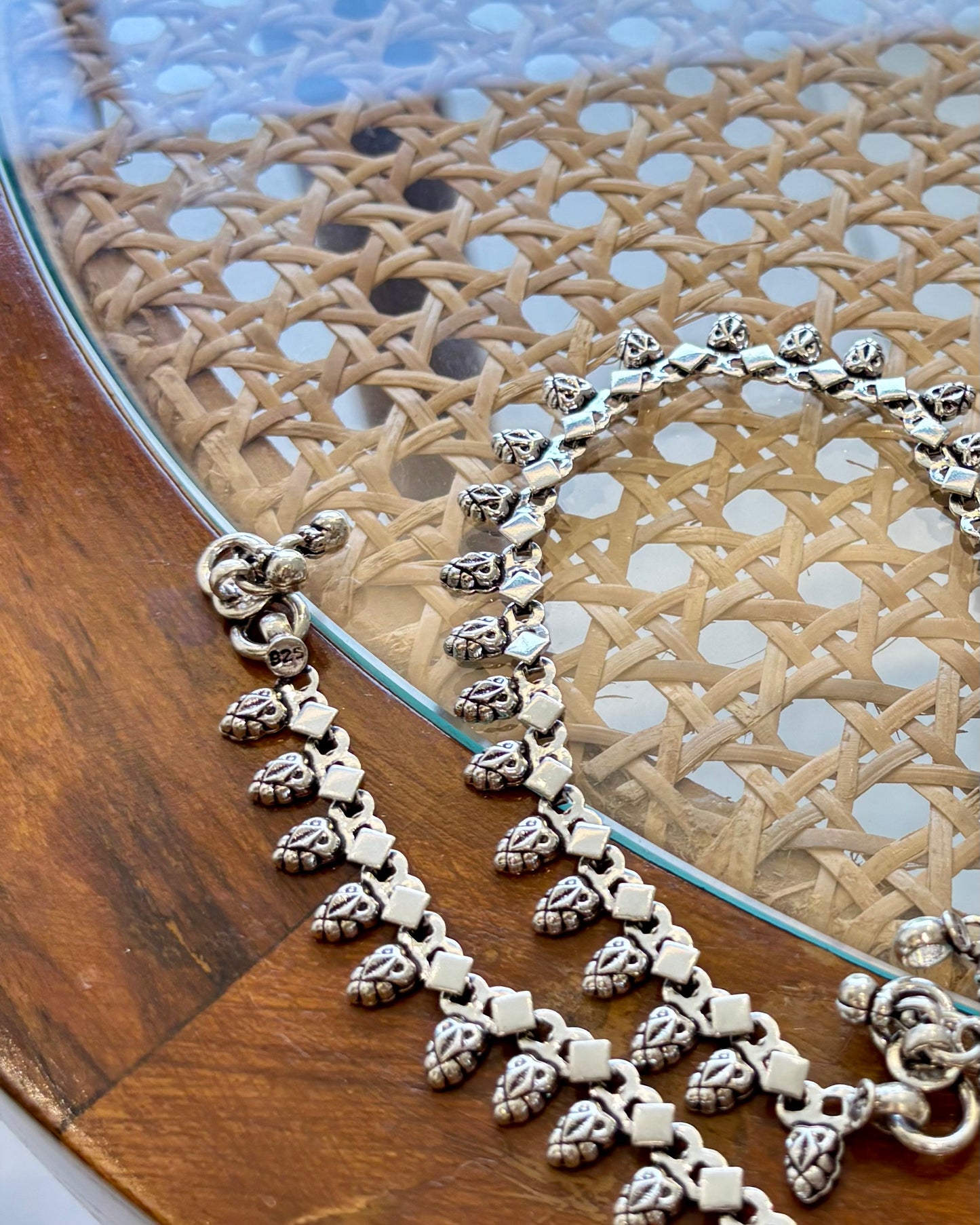 Rava Nūpura Silver Anklets