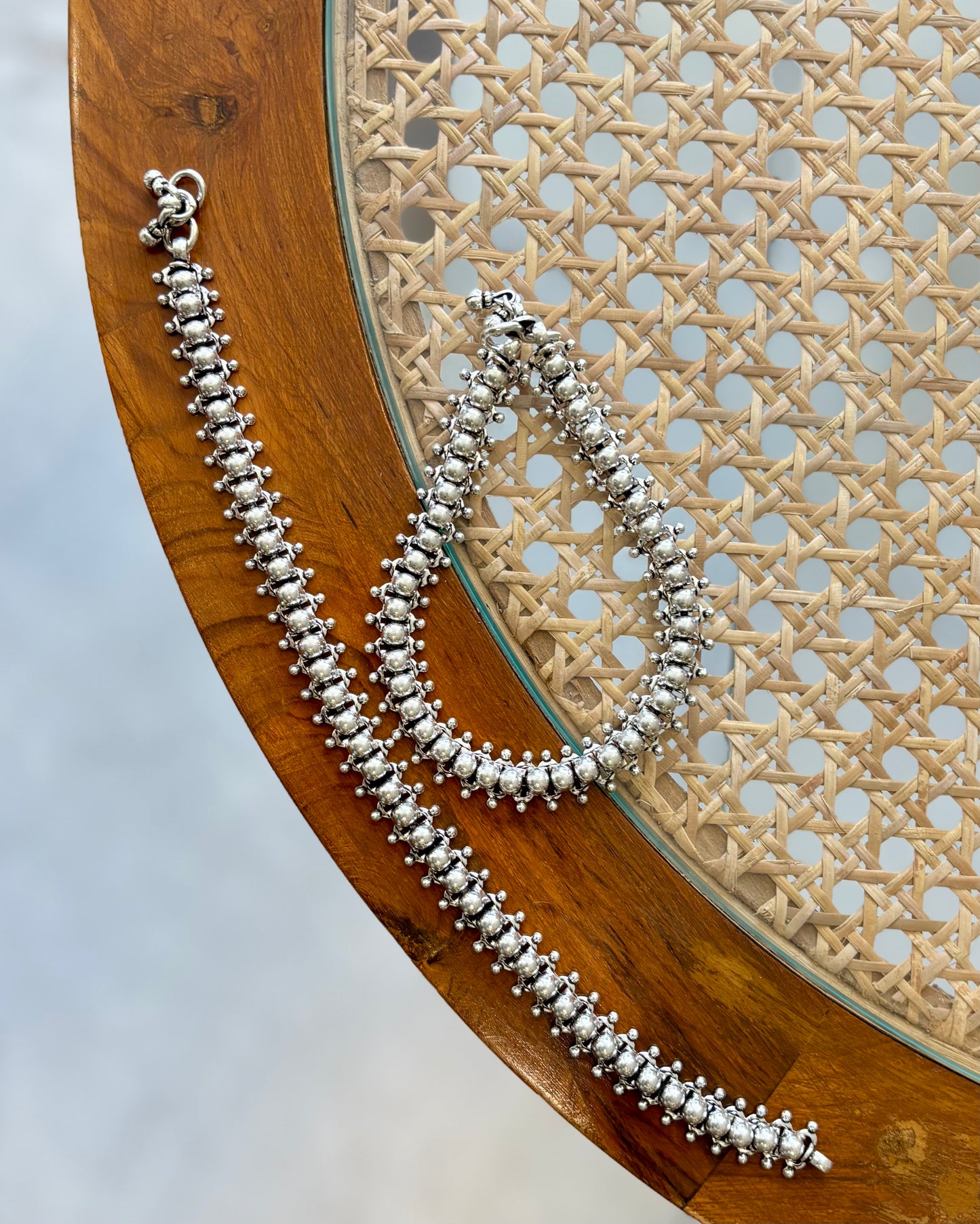 Laya Nūpura Silver Anklets