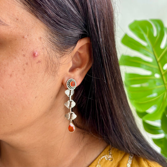 Tattva Silver Earrings