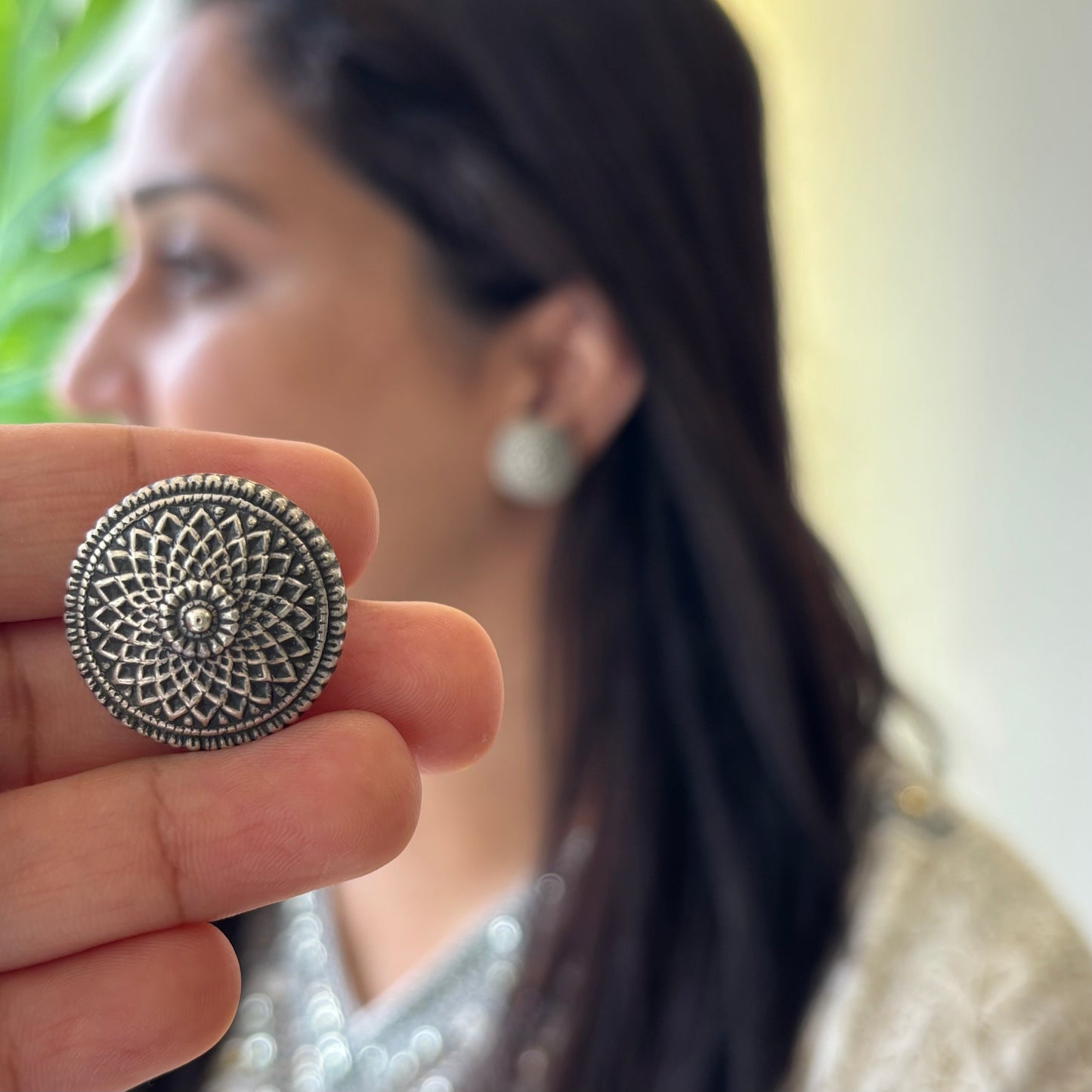 Aruni Silver Studs