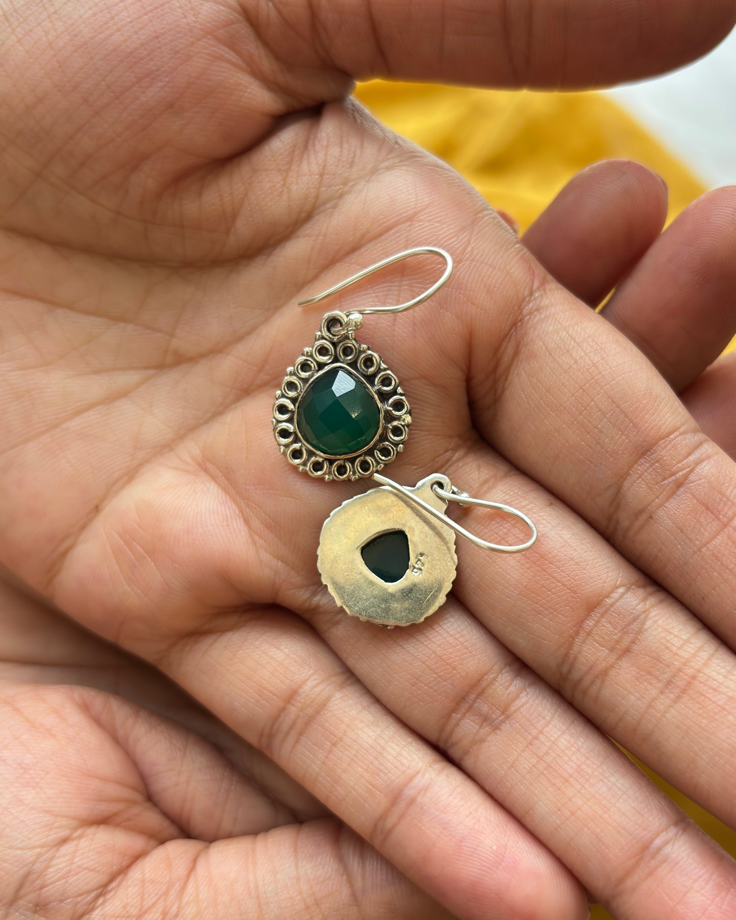 Medha Silver Earrings