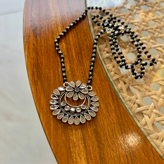 mangalsutra, silver Pendant