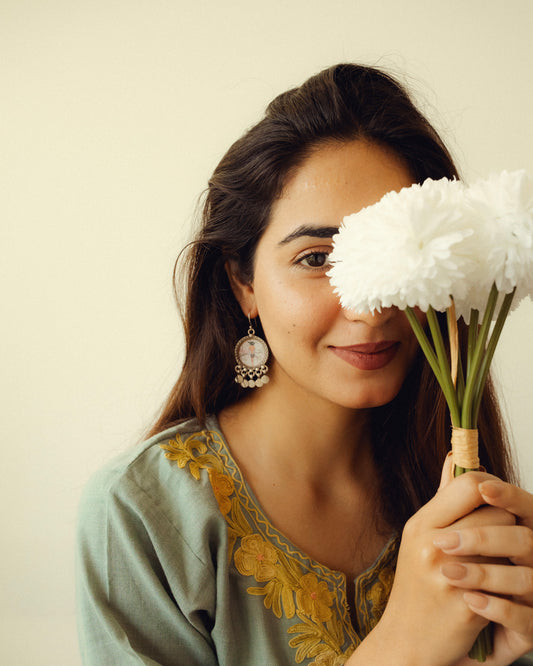 Sehar Paradise Miniature Silver Earrings