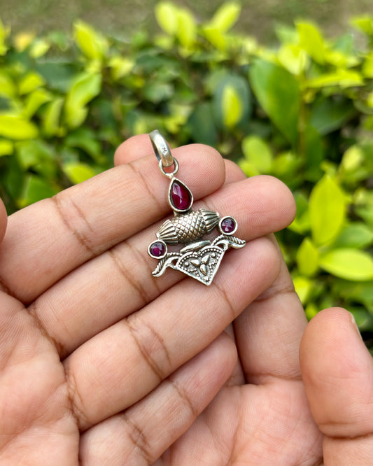 Ahalya Silver Pendant