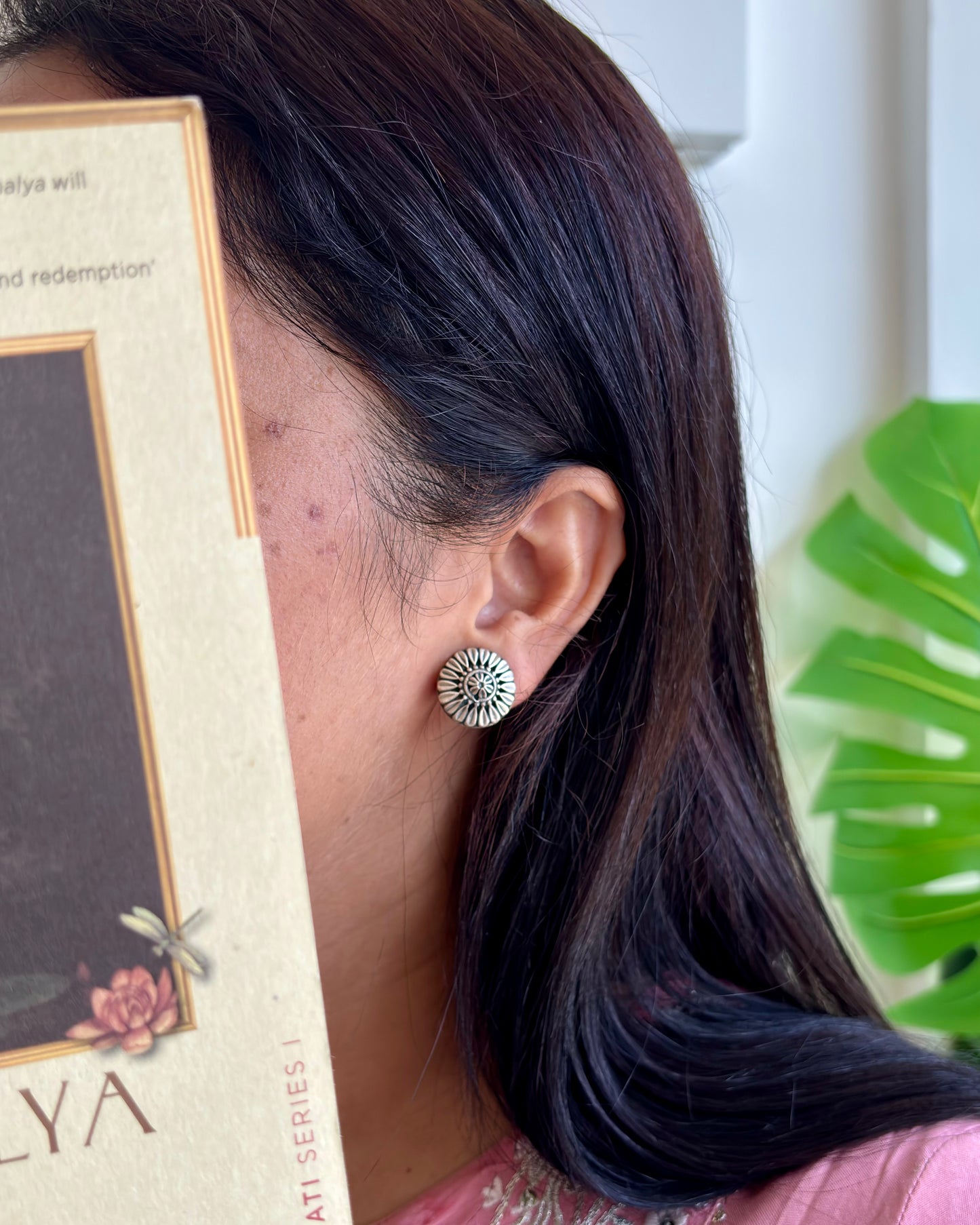 Chakri Silver Studs