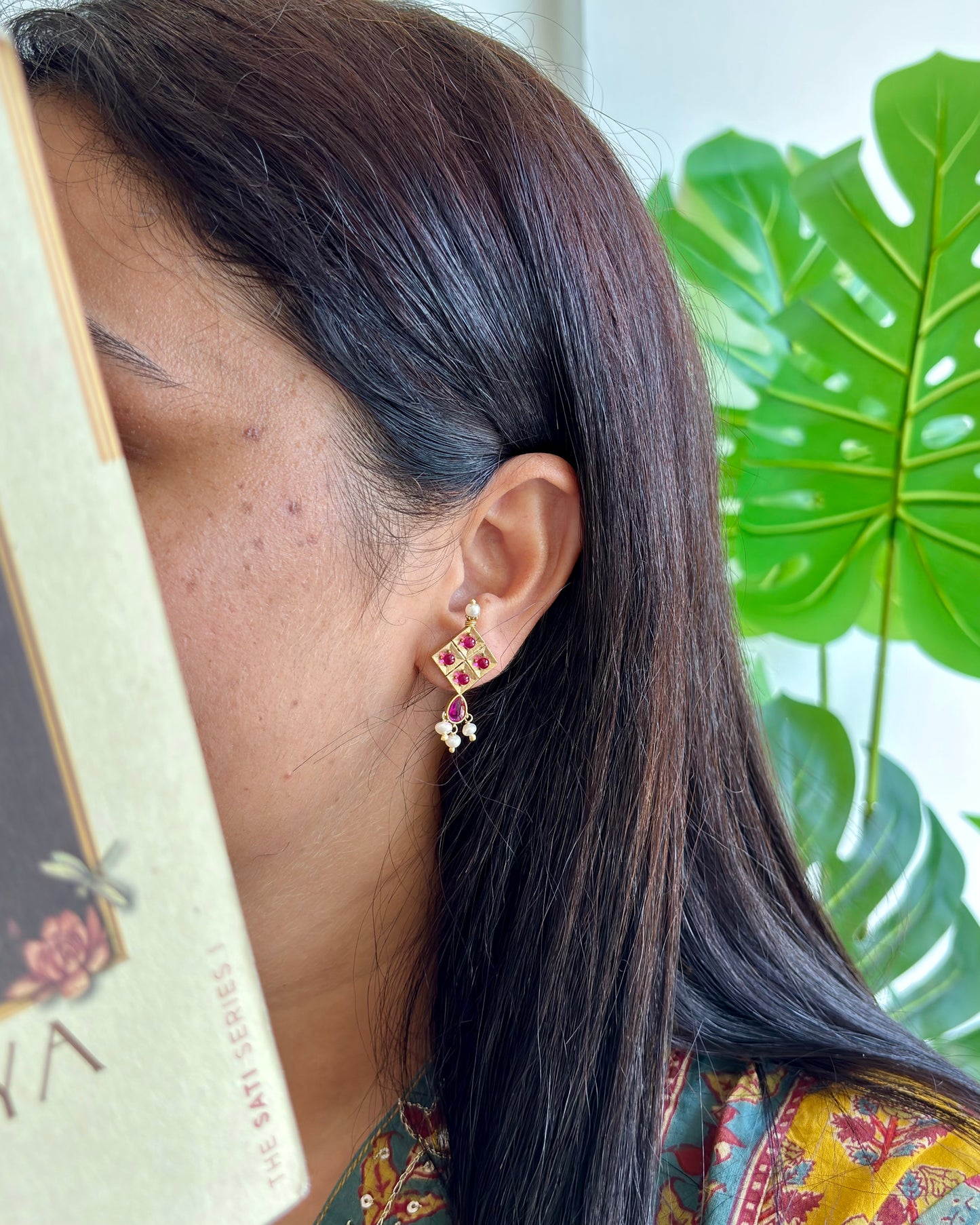Nysa Grid Earrings
