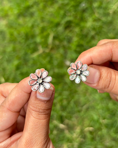 Selene Dew Silver Studs