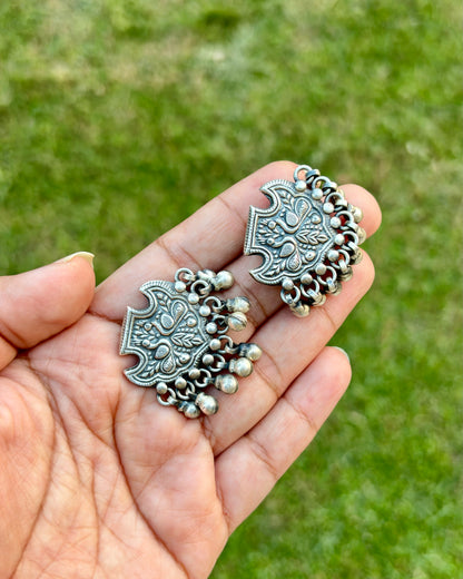 Mayur Silver Stud Earrings
