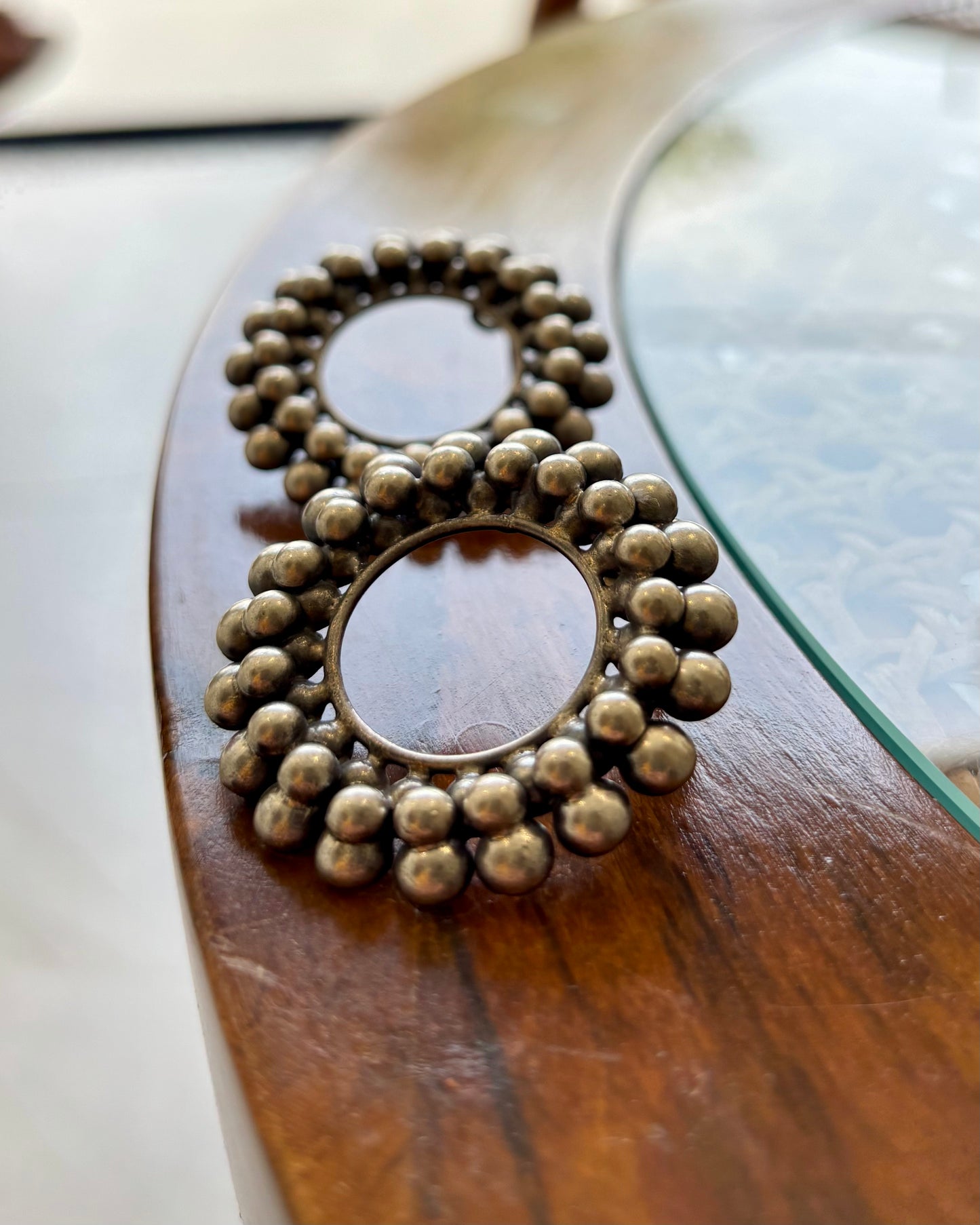 Vritti Silver Earrings