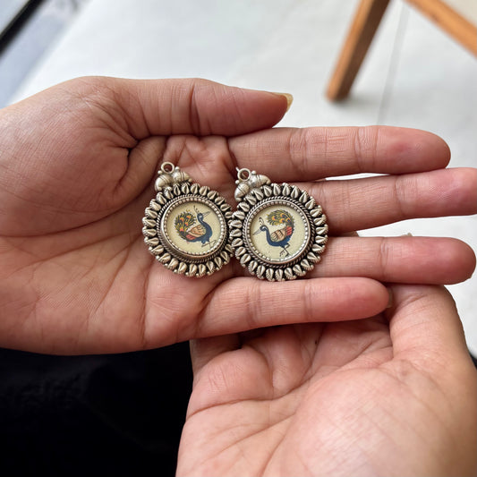 Mayura PIchwai Silver Pendant Set