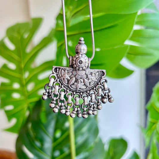 Pratiksha Silver Pendant