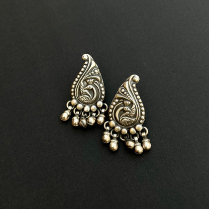 Mayuri Bell Silver Studs