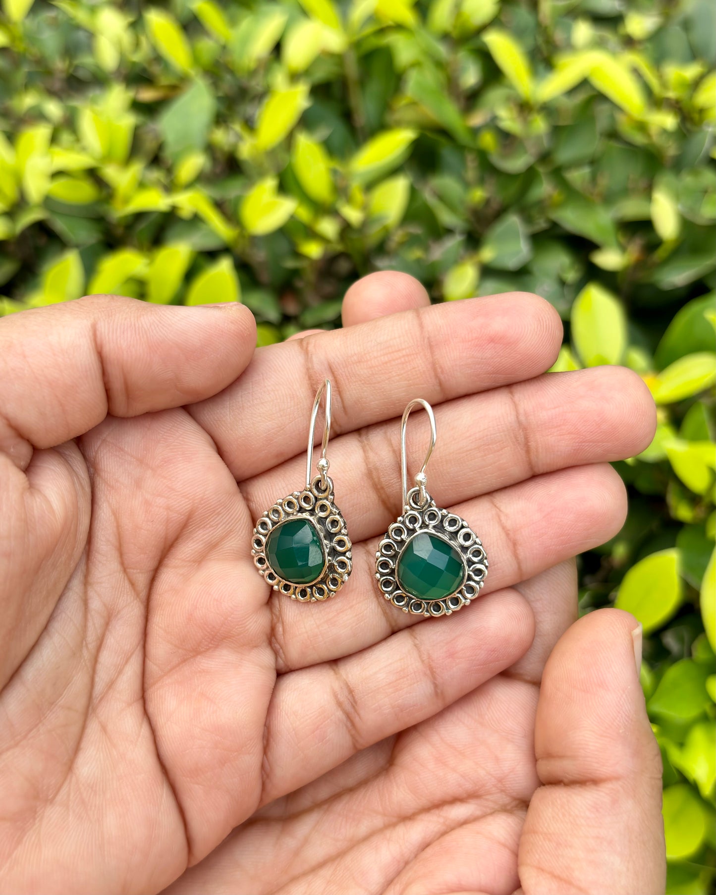 Medha Silver Earrings