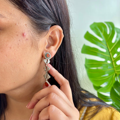 Tattva Silver Earrings