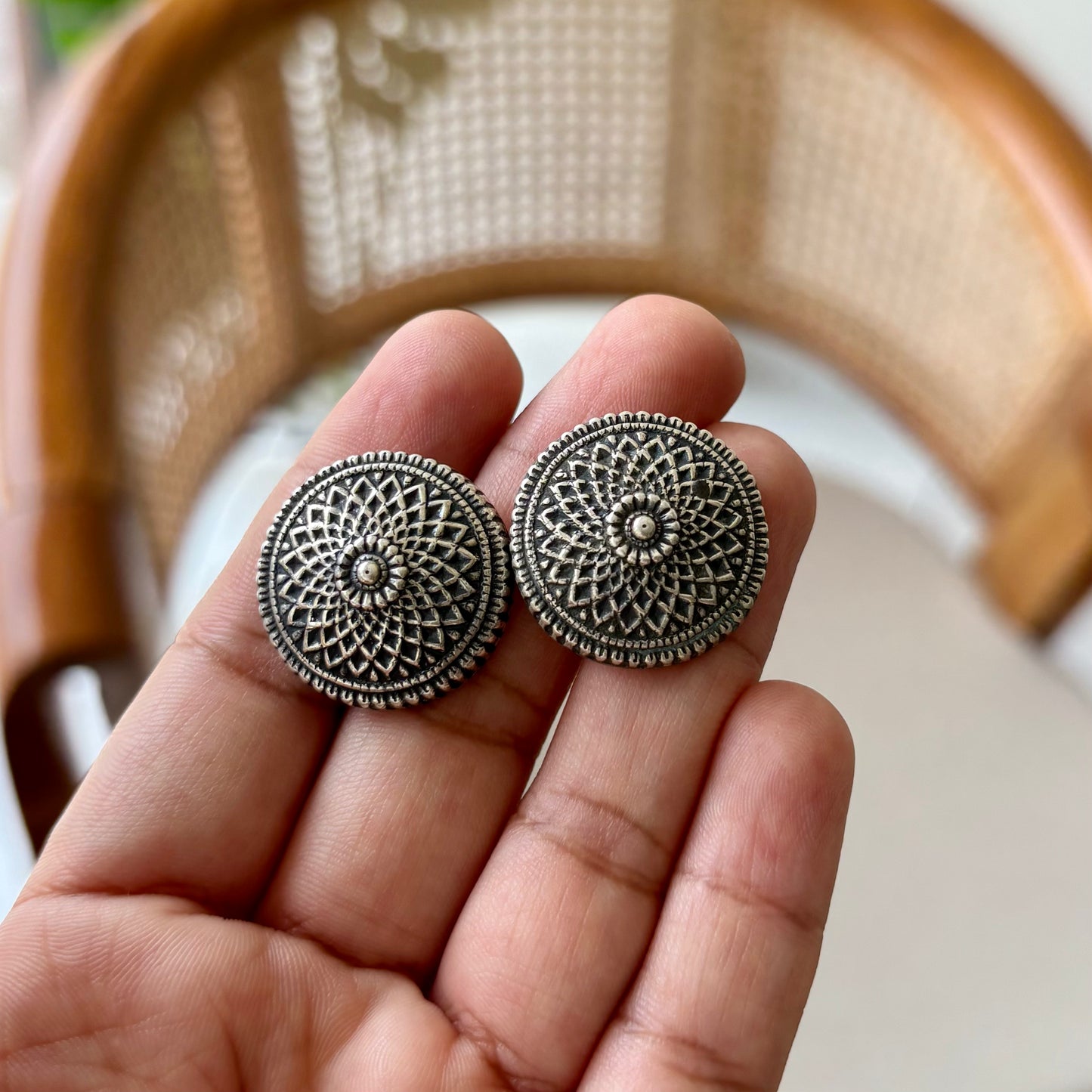 Aruni Silver Studs