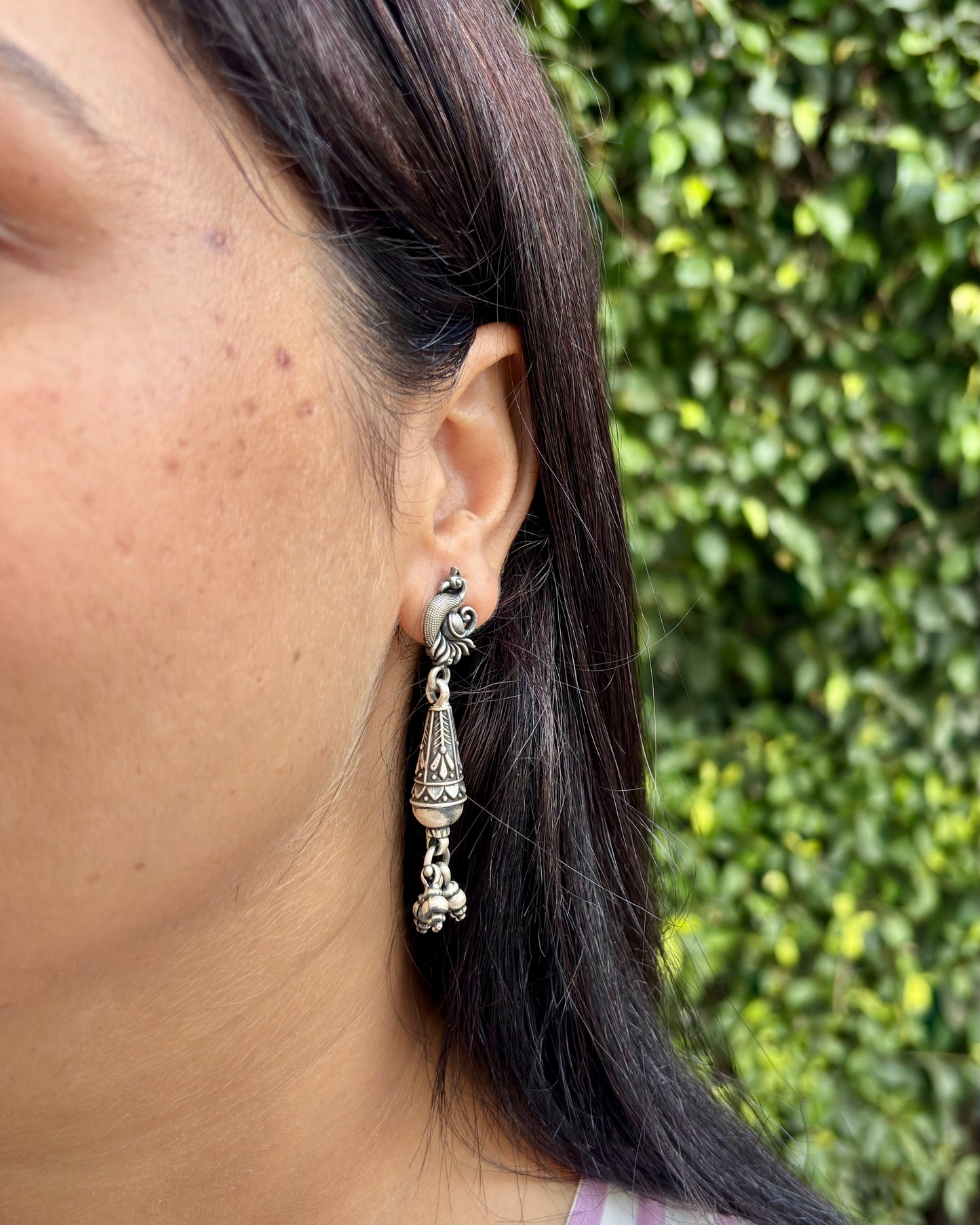 Barhika Silver Earrings