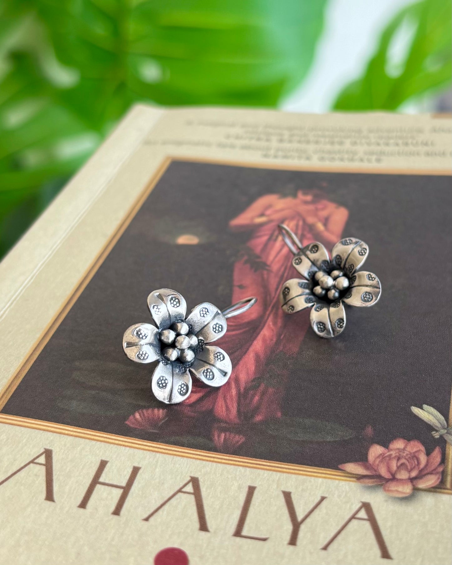 Mehr Drop Silver Earrings