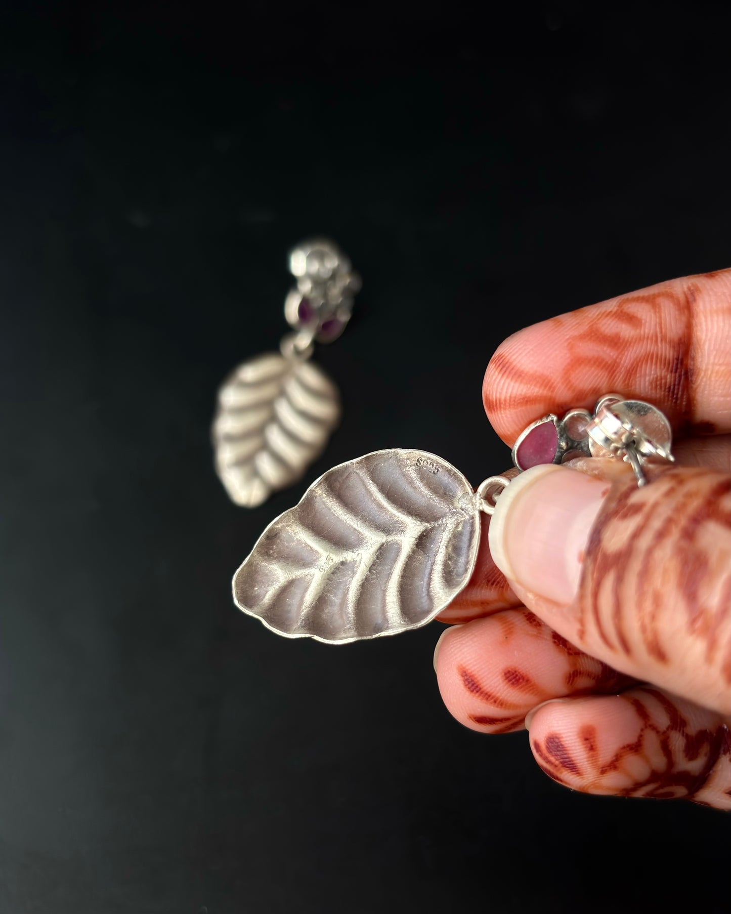 Pallav Silver Earrings