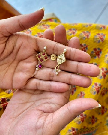 Nysa Grid Earrings