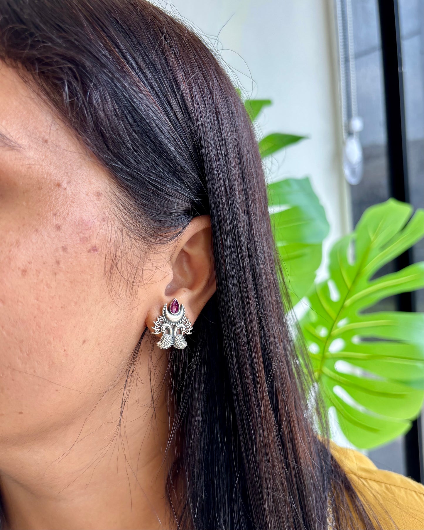 Gulika Silver Earrings