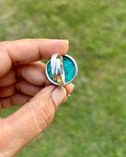 Gaj Turquoise Silver Ring