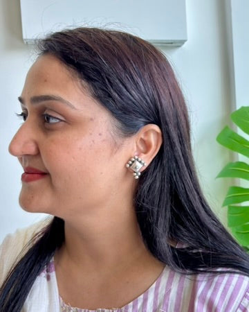 Dyuti Silver Studs