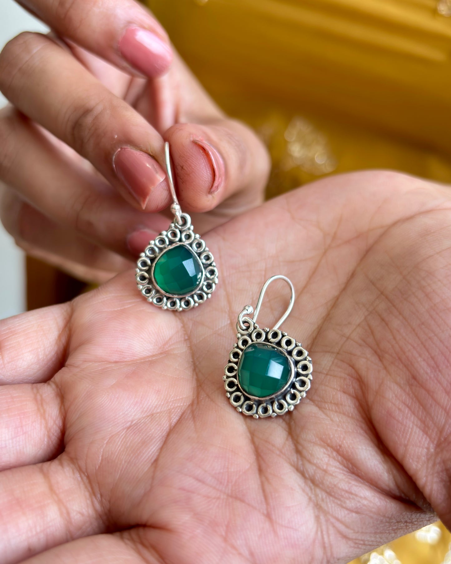 Medha Silver Earrings