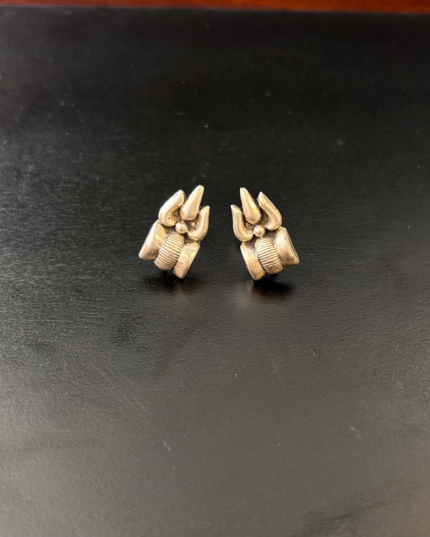 Turiyam Silver Stud Earrings