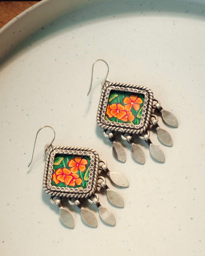 Gulzari Miniature Silver Earrings