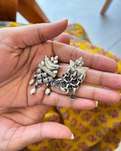 Tavisha Jali Silver Earrings