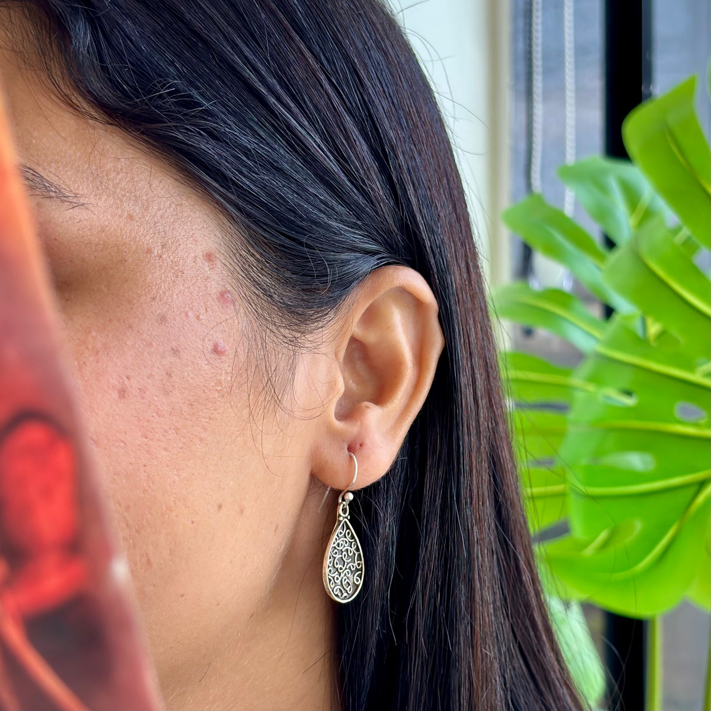 Amara Silver Drop Earrings