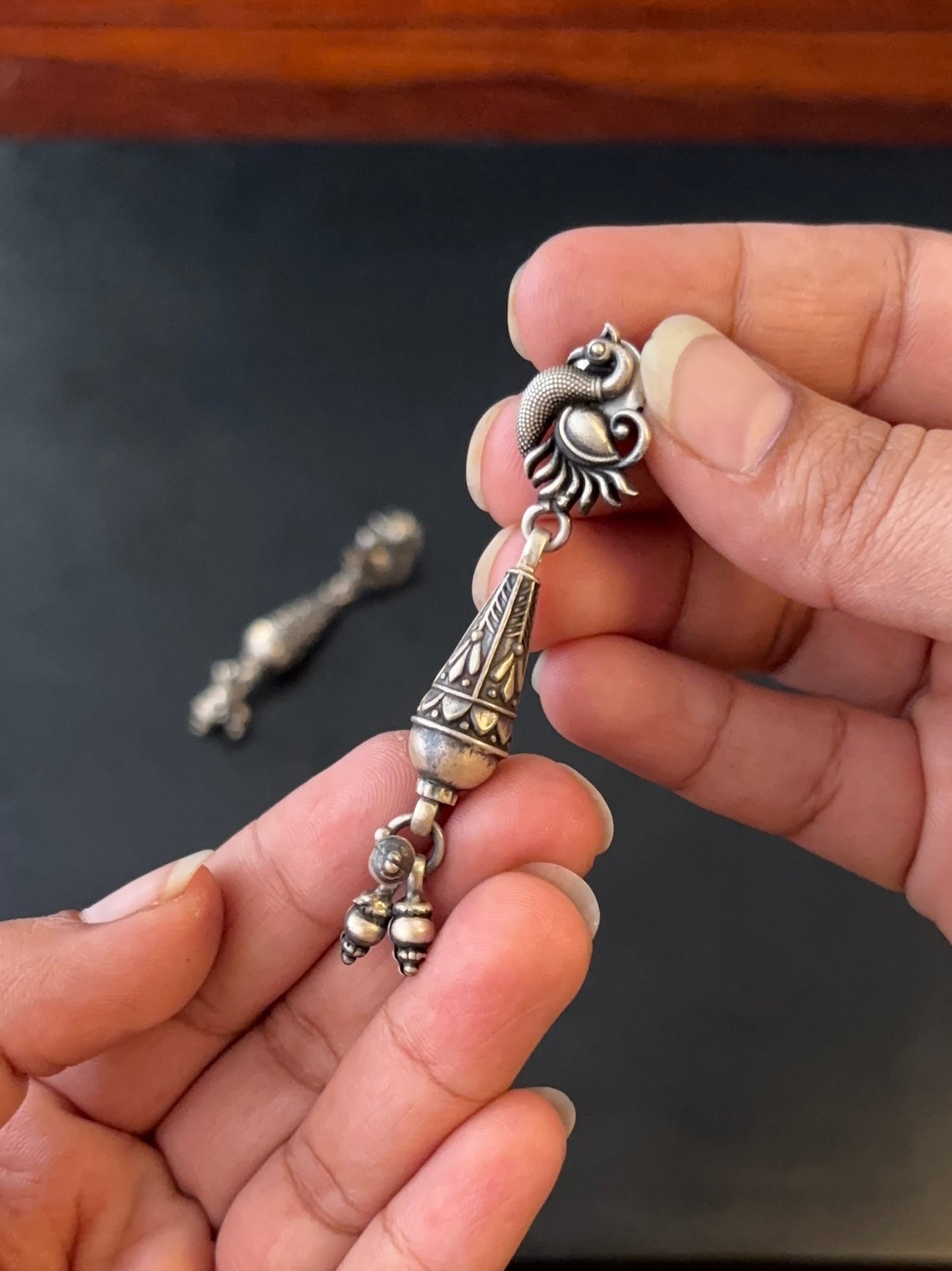 Barhika Silver Earrings