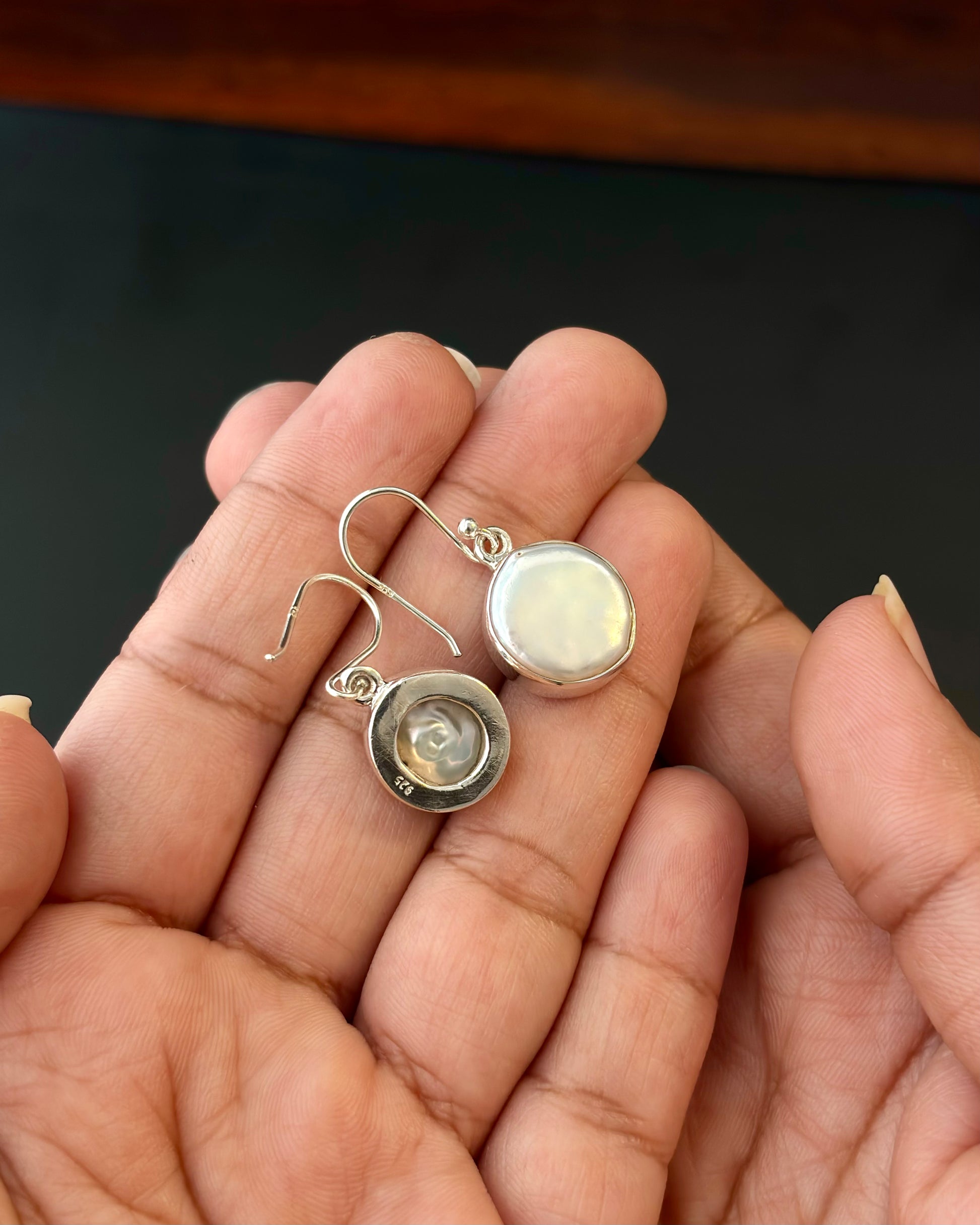 Pearl Silver Earrings, 92.5 Earrings