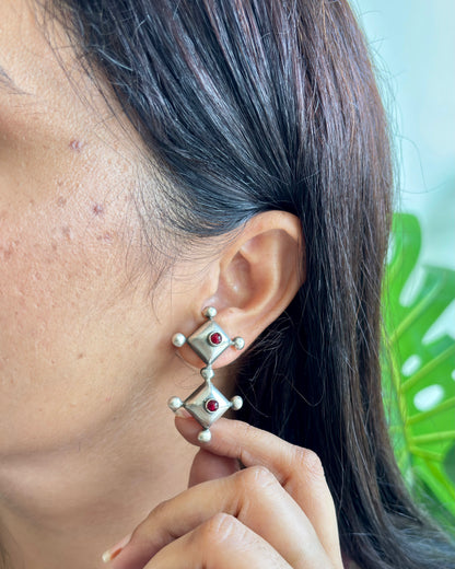 Tavish Silver Earrings