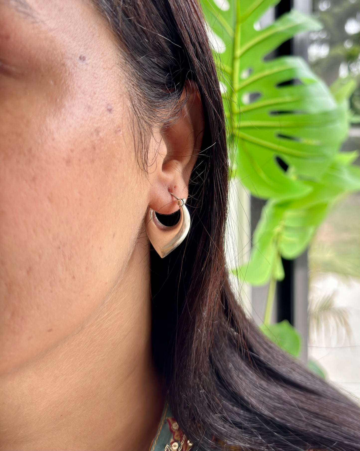 Akar Silver Hoops