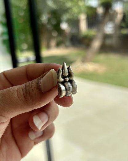 Turiyam Silver Stud Earrings