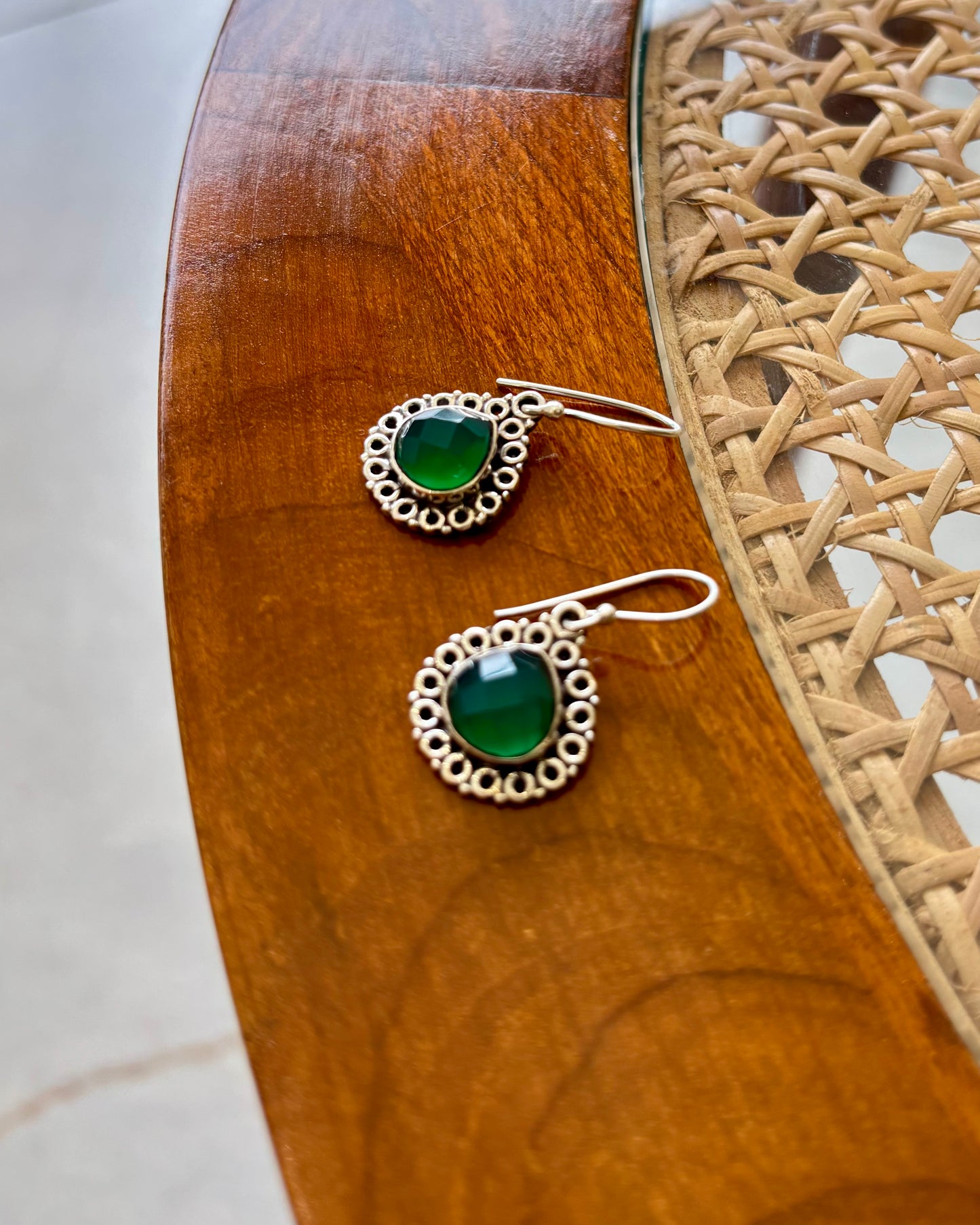 Medha Silver Earrings