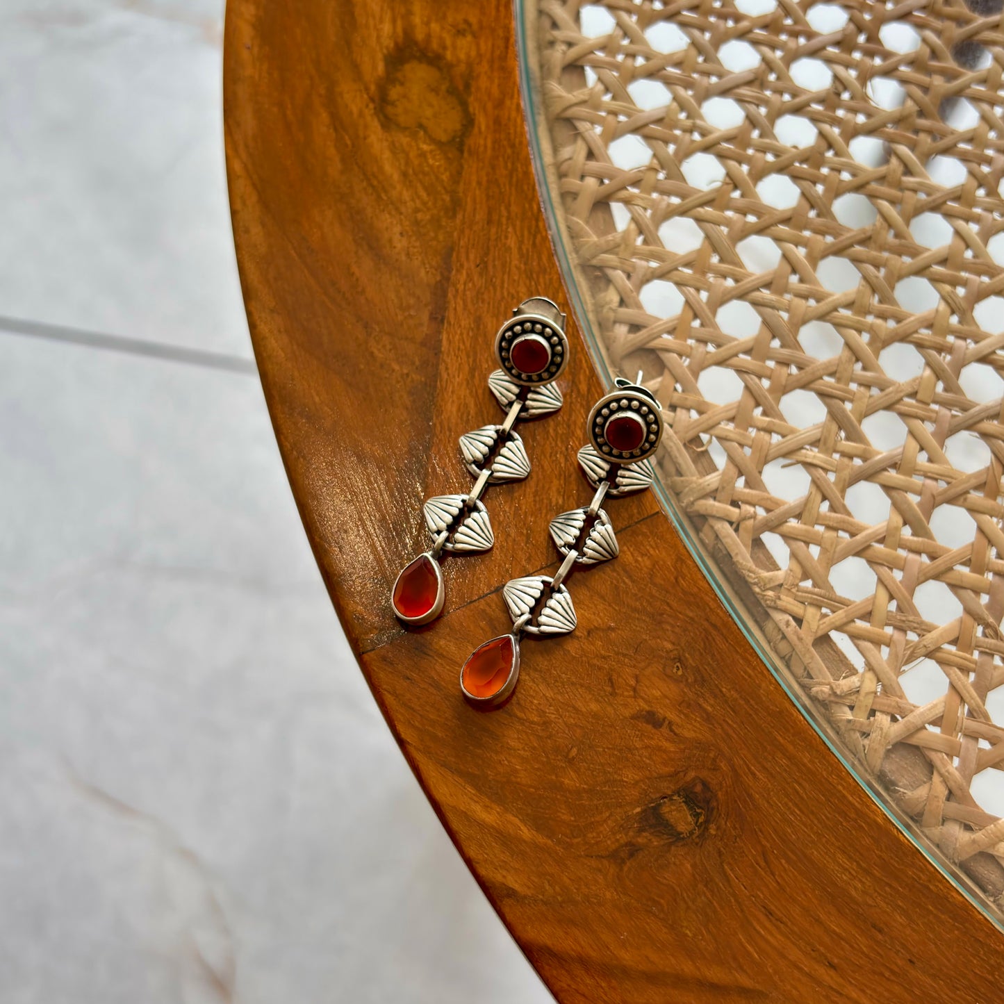 Tattva Silver Earrings