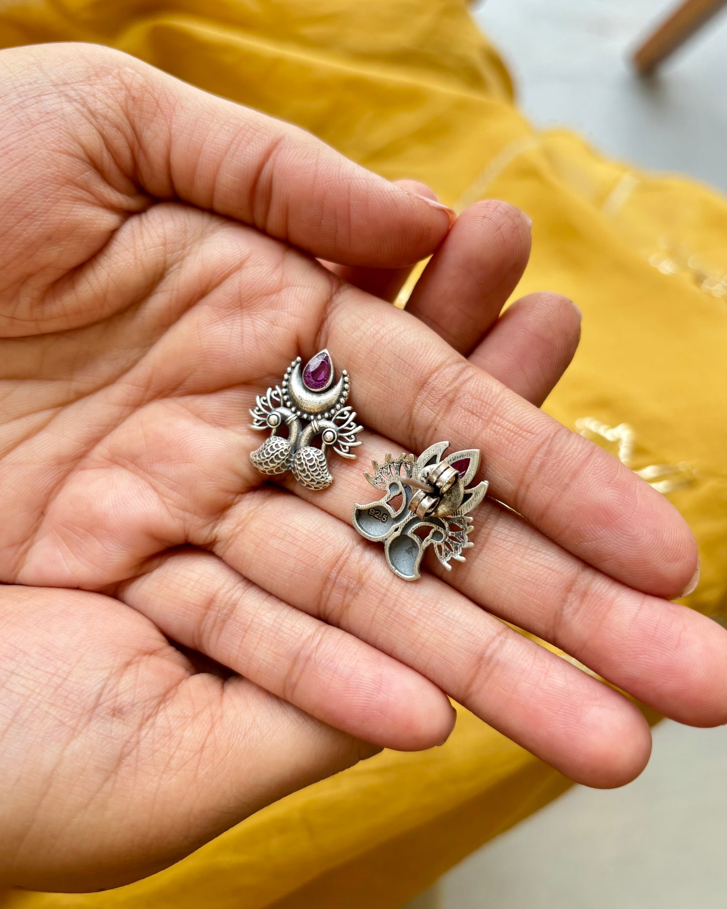 Gulika Silver Earrings