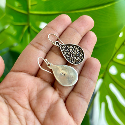 Amara Silver Drop Earrings