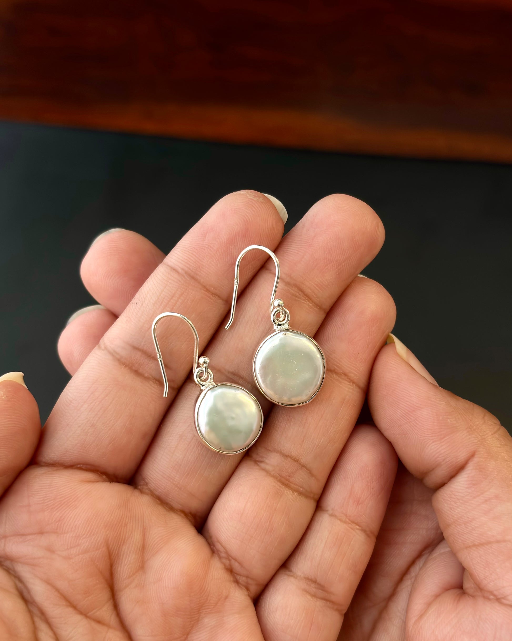 Pearl Silver Earrings, 92.5 Earrings