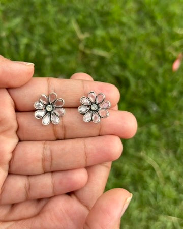 Selene Dew Silver Studs