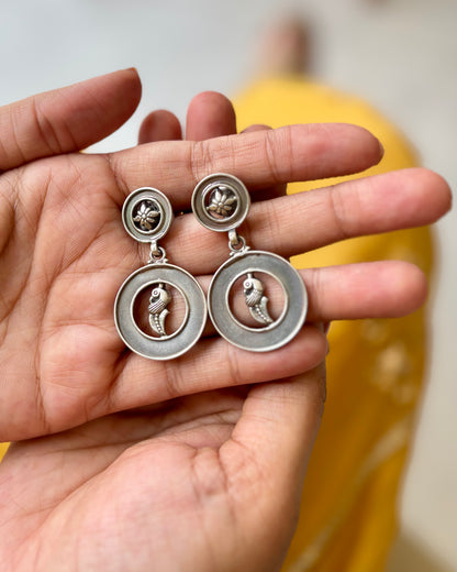 Avarna Silver Earrings