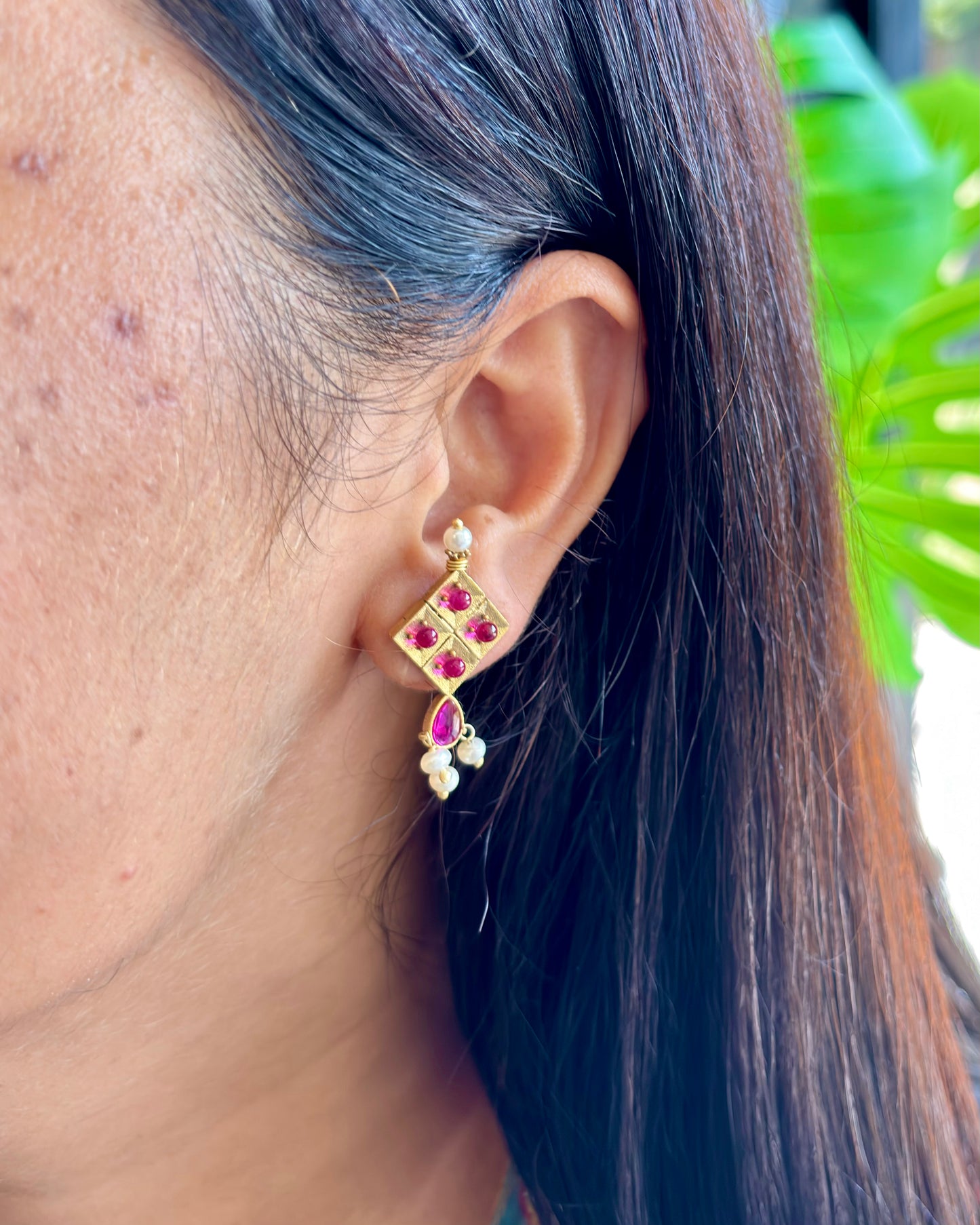 Nysa Grid Earrings