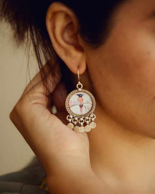 Sehar Paradise Miniature Silver Earrings