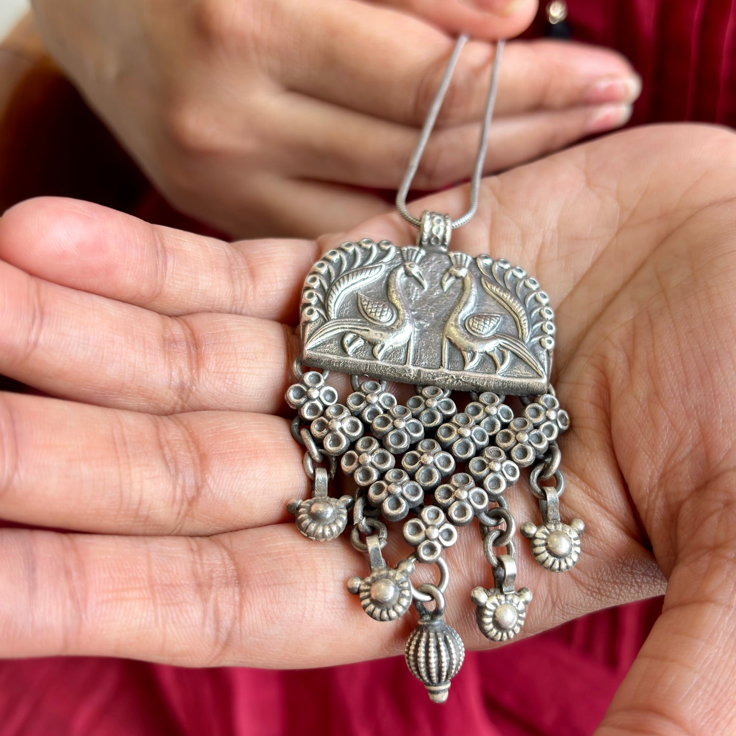 Keyuri Silver Pendant